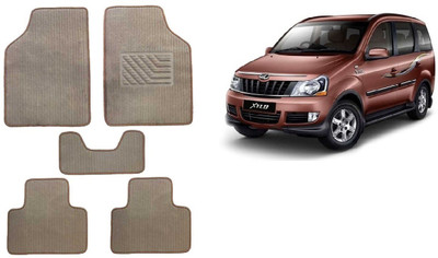 Autofetch Rubber Standard Mat For  Mahindra Xylo(Beige)