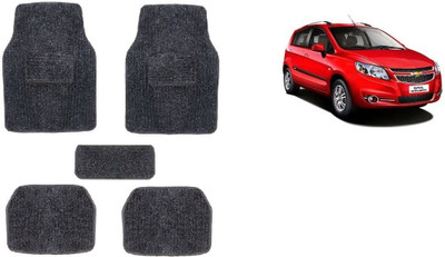Autofetch Rubber Standard Mat For  Chevrolet Sail Hatchback(Black)
