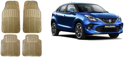 Autofetch Rubber Standard Mat For  Maruti Suzuki Baleno(Beige)