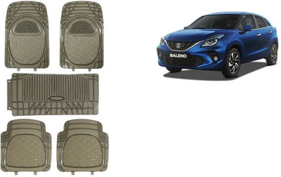 Autofetch Rubber Standard Mat For  Universal For Car(Green)