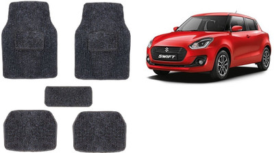 Autofetch Rubber Standard Mat For  Maruti Suzuki New Swift(Black)
