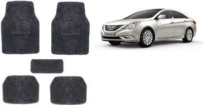 Autofetch Rubber Standard Mat For  Hyundai Sonata Embera(Black)
