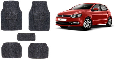 Autofetch Rubber Standard Mat For  Volkswagen Polo(Black)