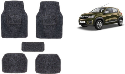 Autofetch Rubber Standard Mat For  Renault Kwid(Black)
