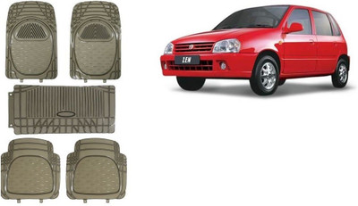 Autofetch Rubber Standard Mat For  Universal For Car(Green)