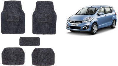 Autofetch Rubber Standard Mat For  Maruti Suzuki Ertiga(Black)