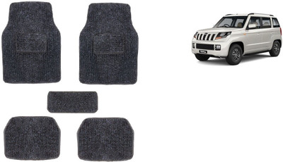 Autofetch Rubber Standard Mat For  Mahindra TUV-300(Black)