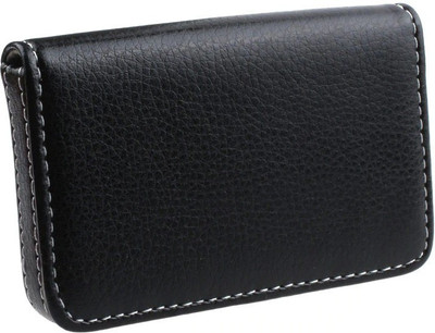 OFIXO 10 Card Holder(Set of 1, Black)