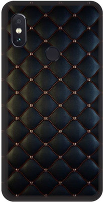 PHONE MILALEY.COM Back Cover for Mi Redmi Note 6 Pro(Ruby, gem, stone, bow, padded, girly, red,, Waterproof)