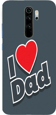 METOO Back Cover for Redmi Note 8 Pro, Love u Dad Design Printed Back Cover Print : 12(Multicolor, Dual Protection, Silicon)