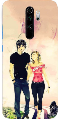 METOO Back Cover for Redmi Note 8 Pro, Cupal , Romentic Design Printed Back Cover Print : 117(Multicolor, Dual Protection, Silicon)