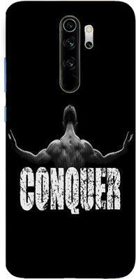 METOO Back Cover for Redmi Note 8 Pro, Fitness Design Printed Back Cover Print : 151(Multicolor, Dual Protection, Silicon)