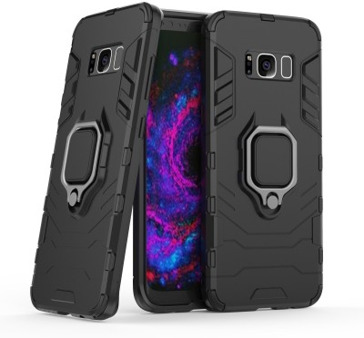 MOBIRUSH Back Cover for Samsung Galaxy S8 Plus(Black, Rugged Armor, Pack of: 1)