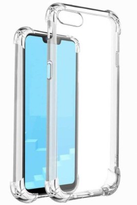 techaspire Back Cover for Realme C2(Transparent, Grip Case, Silicon, Pack of: 1)