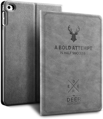 MOCA Flip Cover for Apple iPad 10.2 inch 7th Generation 2019 A2197 A2200 A2198 Stand Folio Flip case cover(Grey, Shock Proof)
