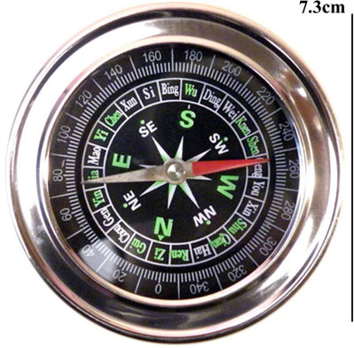 Texme Stainless Steel Directional Compass(Multicolor)