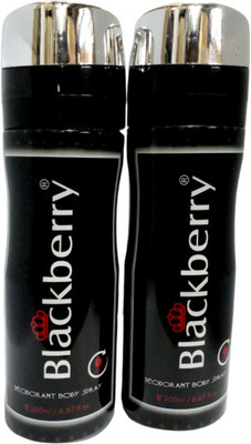St. Louis Blackberry Combo Deodorant Body Spray 200ml ( Pack Of 2 ) Deodorant Spray  -  For Men(400 ml, Pack of 2)