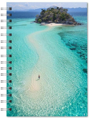 Family store spiral Pad Regular Notebook single Rule 300 Pages(Multicolor)