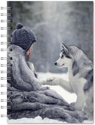 Family store spiral Pad Regular Notebook single Rule 300 Pages(Multicolor)