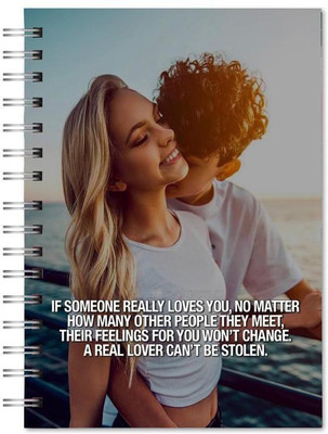 Family store spiral Pad Regular Notebook single Rule 300 Pages(Multicolor)