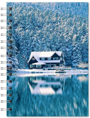 Family store spiral Pad Regular Notebook single Rule 300 Pages(Multicolor)
