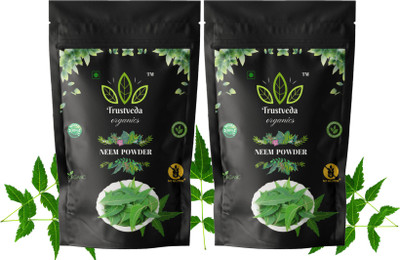 Trustveda organics Natural Pimple-Neem Leaves Powder- 100gm (100 g)(200 g)