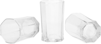 Somil (Pack of 3) Multipurpose Drinking Glass -B1741 Glass Set Water/Juice Glass(200 ml, Glass, Clear)