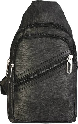 CarryTrip Men & Women Black Sling Bag