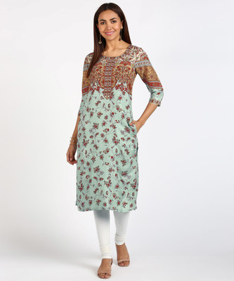 biba-women-floral-print-straight-kurtamulticolor