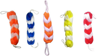 HappeStop Loofah(Pack of 5, Multicolor)