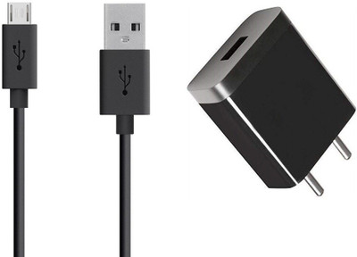 Setster Wall Charger Accessory Combo for All Smart Phone(Black)