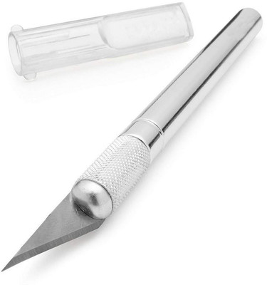 Fedus NA Metal Grip Hand-held Paper Cutter(Set Of 1, Silver)