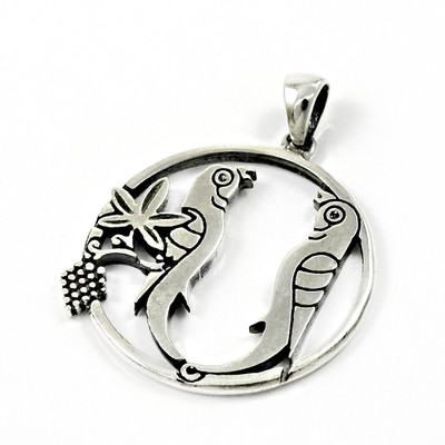 Miska Silver Unique Black Silver Sterling Silver Pendant