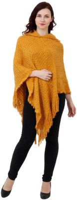 manra Wool Blend Poncho