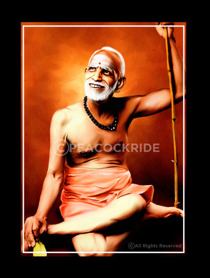 I Chandrashekarendra Saraswati I Sage of Kanchi I Wall Frame A4 Fine Art Print(14 inch X 11 inch)