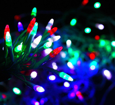 NOHUNT 200 LEDs 25 m Multicolor Steady String Rice Lights(Pack of 1)