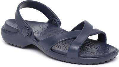 CROCS Meleen Crossband Sandal W Women Blue Flats Price History