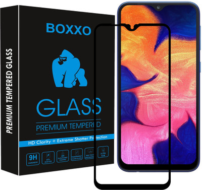 Boxxo Edge To Edge Tempered Glass for Samsung Galaxy A10(Pack of 1)