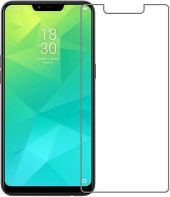 techaspire Edge To Edge Tempered Glass for Realme C1(Pack of 1)