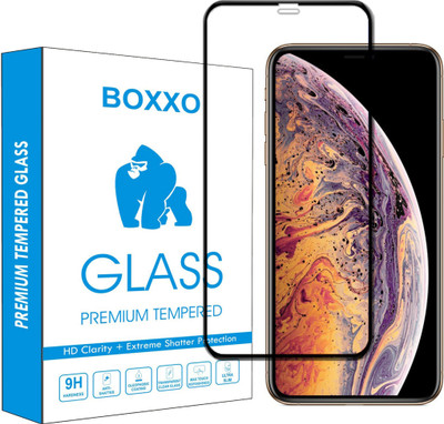 Boxxo Edge To Edge Tempered Glass for Apple iPhone 12 Pro(Pack of 1)