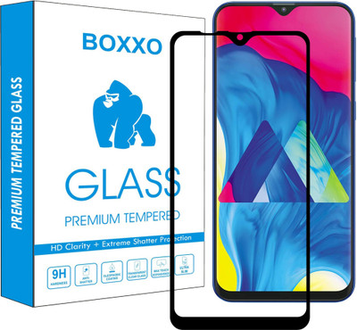 Boxxo Edge To Edge Tempered Glass for Samsung Galaxy M10s(Pack of 1)