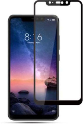 BeeVault Edge To Edge Tempered Glass for Mi Redmi Note 6 Pro(Pack of 2)