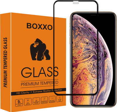 Boxxo Edge To Edge Tempered Glass for Apple iPhone 11 Pro Max(Pack of 1)