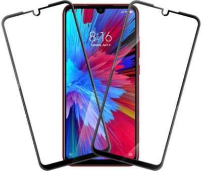 BeeVault Edge To Edge Tempered Glass for Mi Redmi Note 7(Pack of 2)
