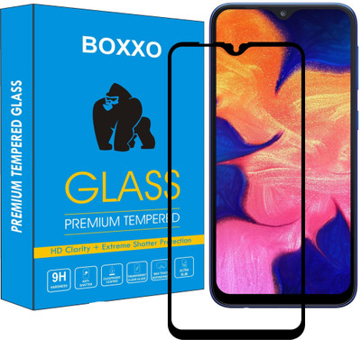 Boxxo Edge To Edge Tempered Glass for Samsung Galaxy M01s(Pack of 1)