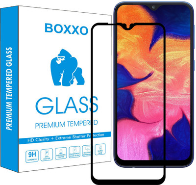 Boxxo Edge To Edge Tempered Glass for Samsung Galaxy A10(Pack of 1)