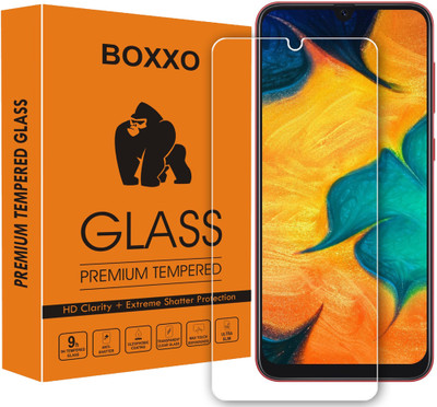 Boxxo Tempered Glass Guard for Samsung Galaxy A30, Samsung Galaxy A30s, Samsung Galaxy A50, Samsung Galaxy A50s, Samsung Galaxy M30, Samsung Galaxy M30s, Samsung Galaxy A20(Pack of 1)