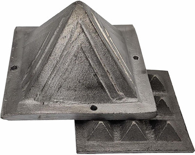 Plus Value Lead Pyramid 2.5'' for South-West Vastu Defect Remedies Correction Decorative Showpiece  -  8 cm(Metal, Silver)