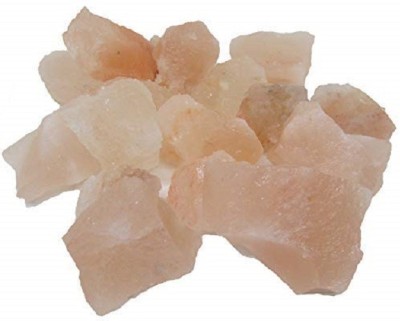 Plus Value Himalayan Crystal Rock Salt Chunks for Vastu & Feng Shui Remedies Decorative Showpiece  -  12 cm(Crystal, Pink)