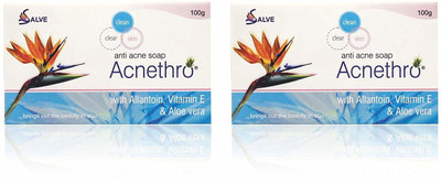 salve Soap with allantoin Vitamin E Aloe Vera (100 gm x 2 Pack)(2 x 100 g)